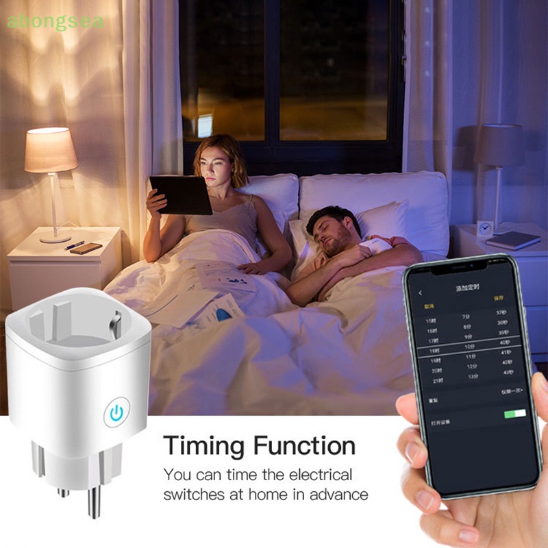 Ổ Cắm Điện Thông Minh EU 16A Điều Khiển Bằng Giọng Nói Tiện Dụng