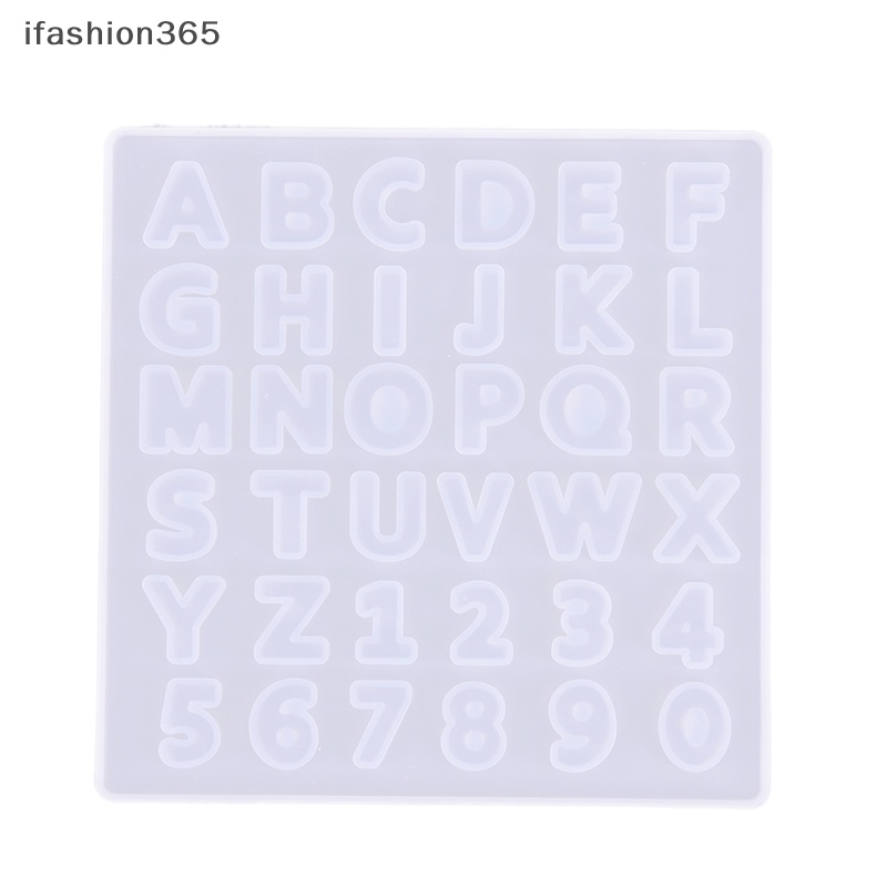 Khuôn Silicone Làm Nhựa Resin Hình Chữ Cái Và Số DIY Thời Trang ifashion365 Vn VN