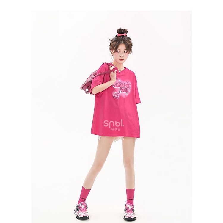 Áo Thun Tay Ngắn Dáng Rộng Y2K Thiết Kế Mới Thời Trang Mùa Hè Dành Cho Nữ