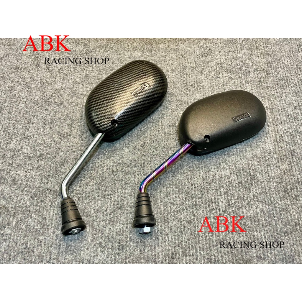 KÍNH SPARK CHÂN TITAN LƯNG CACBON KÍNH TRÁI GẮN XE MÁY