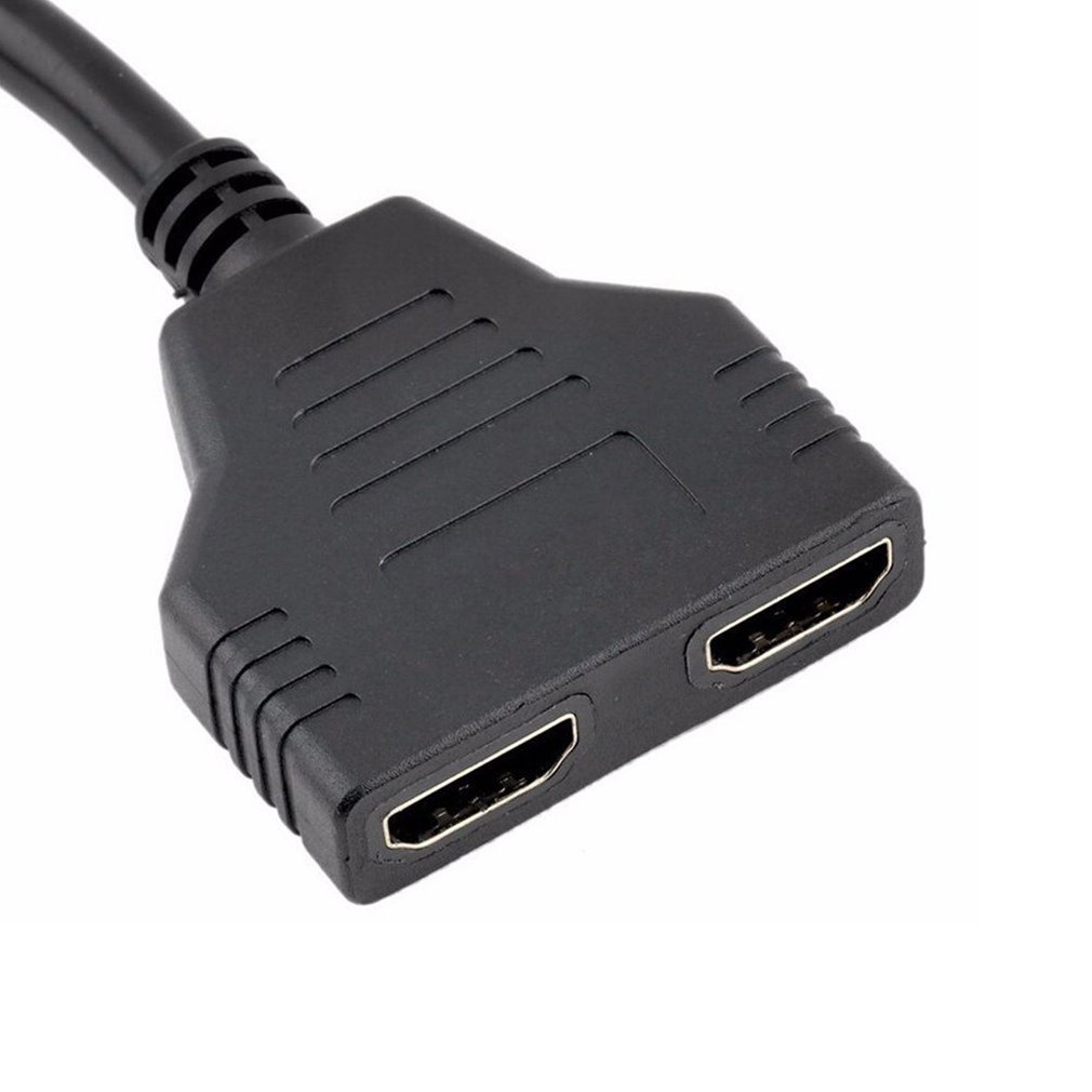 1080P HDMI-compatible Port Male To 2 Female 1 In 2 Out Splitter Converter