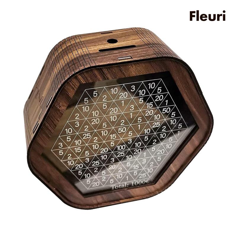 Hộp Đựng Tiền Tiết Kiệm Bằng Gỗ Kèm Cân Kỹ Thuật Số Độc Đáo Cho Người Lớn Và Trẻ Em