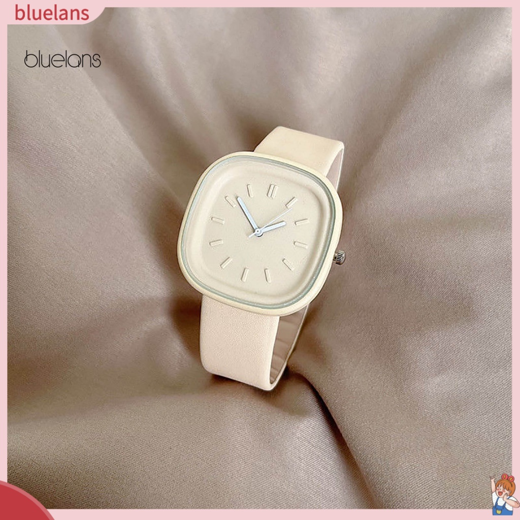 Bluelans Đồng Hồ Đeo Tay Mặt Vuông Phong Cách Thể Thao Thời Trang Cho Nam Và Nữ