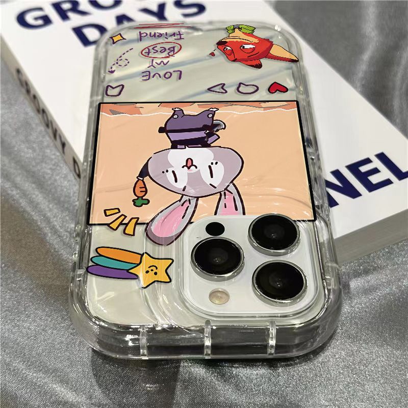 Ốp Điện Thoại Mềm Trong Suốt In Hình Judy Dễ Thương Cho iPhone14promax 1312 / 11 7 / 8plus xr / sins WFGG