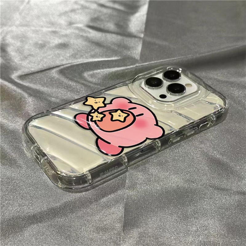 Ốp Điện Thoại Mềm Trong Suốt In Hình Hoạt Hình Dễ Thương Cho iPhone14promax 1312 / 11 7 / 8plus xr / sins U6UE