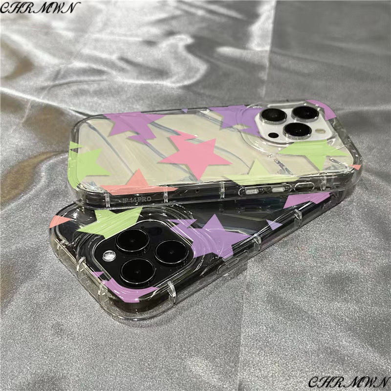 Ốp Điện Thoại Mềm Trong Suốt Họa Tiết Hoạt Hình Dễ Thương Cho Iphone14promax 1312plus7 Star / 8xr 11 IWA6