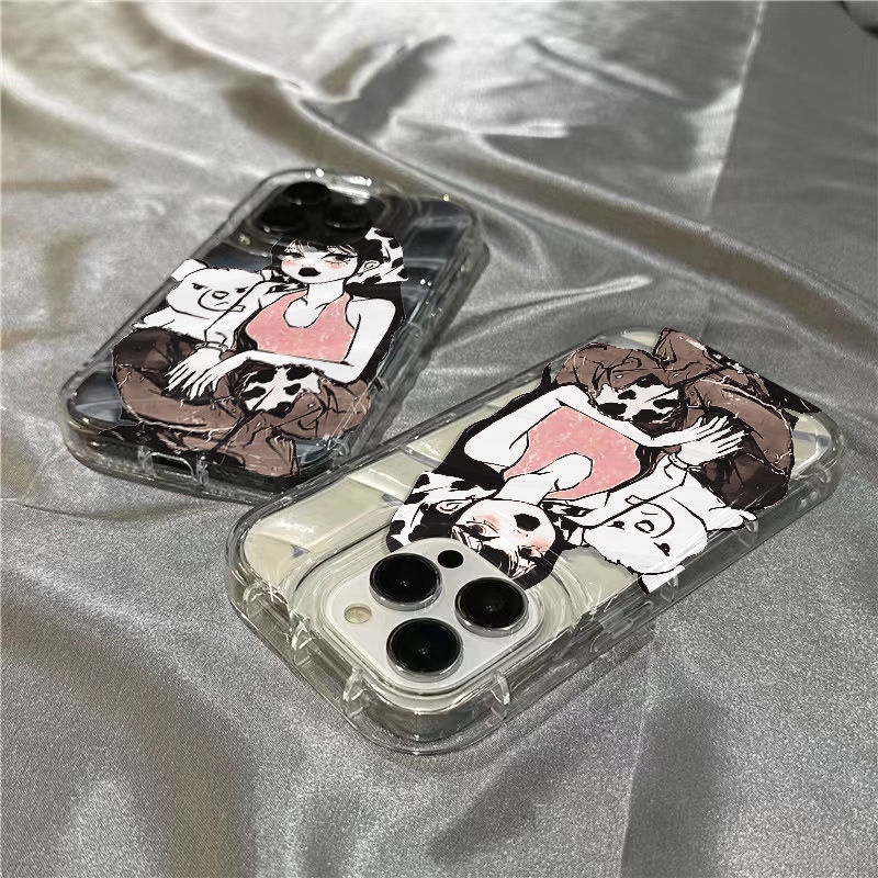 Ốp Điện Thoại Mềm Trong Suốt Họa Tiết Gấu Dễ Thương Cho Iphone 14Promax 7 8131211Bộ Dụng Cụ Làm Móng Bằng Nhựa Abs Chất Lượng Cao