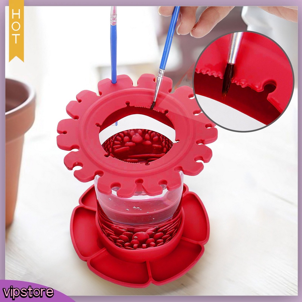 &lt;VIP&gt; Cọ Sơn Nghệ Thuật Bằng Silicone Dẻo Có Thể Tháo Rời Tất Cả Trong 1