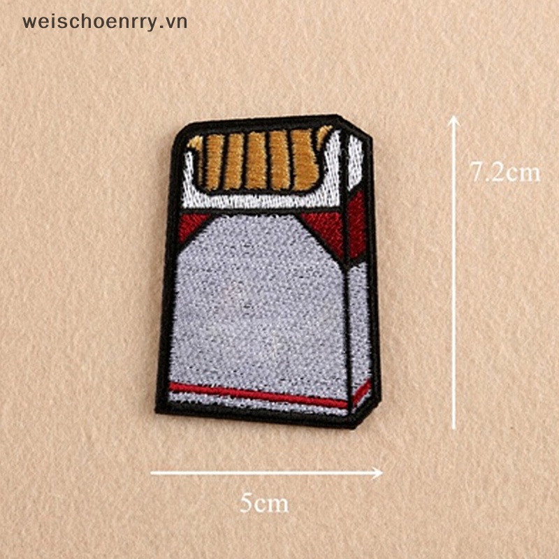 Set 9 Miếng Vá Ủi Trang Trí Quần Áo Hình Mèo Dễ Thương