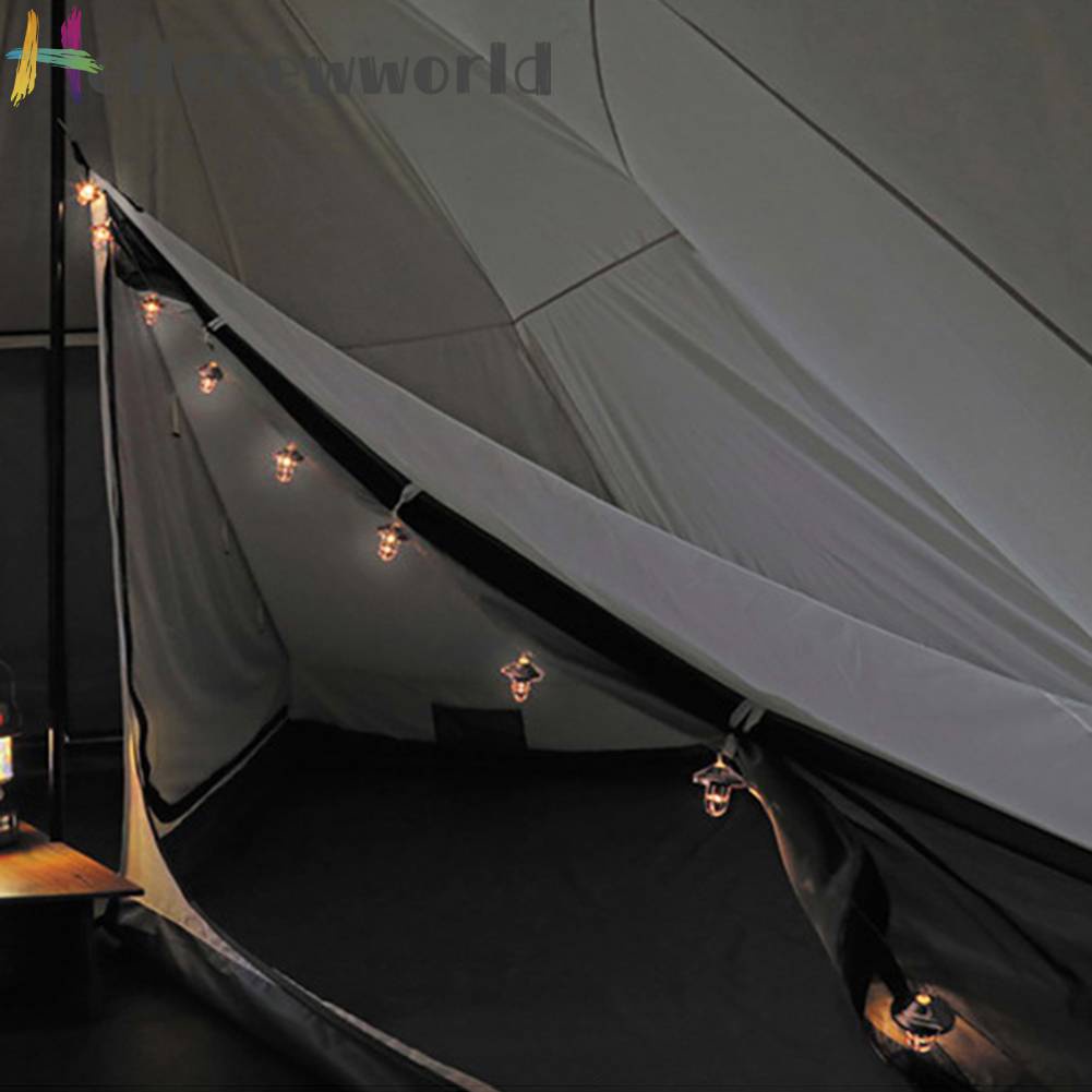 Dây Đèn Cắm Trại Chống Nước IPX4 50LM Phong Cách Retro