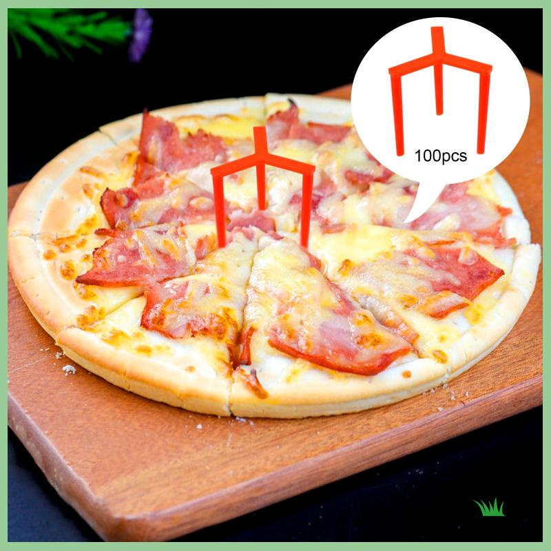 Set 100 Giá Đỡ Bánh Pizza Chia Ngăn Tiện Dụng