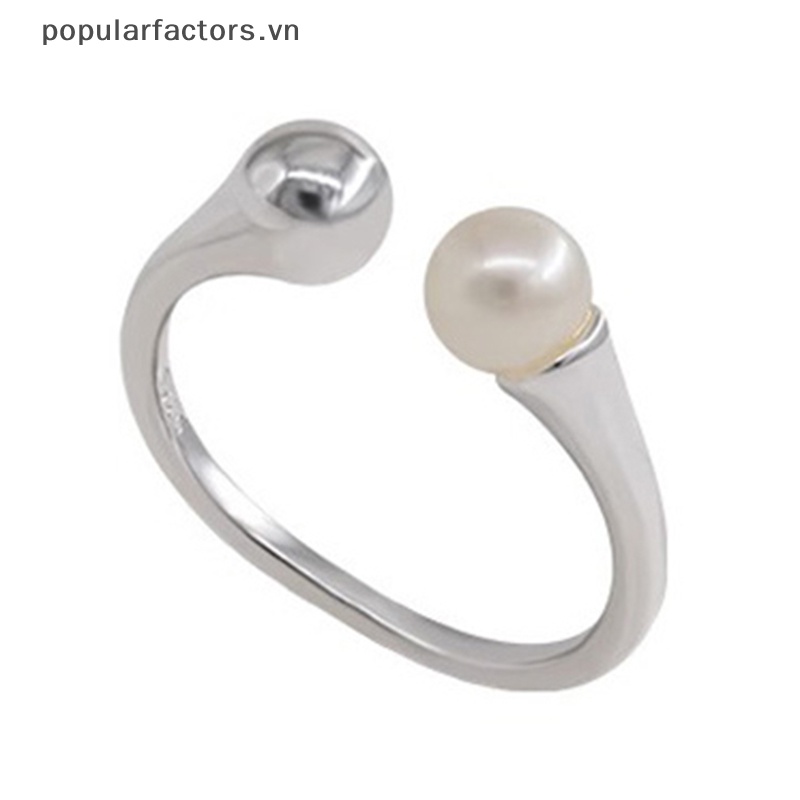 Nhẫn Đeo Tay Đính Ngọc Trai Nhân Tạo Phong Cách Hàn Quốc Dễ Thương Thời Trang Cho Nữ