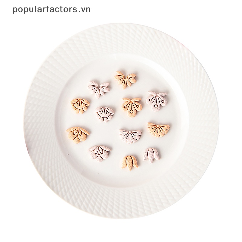 [Phổ Biến] Khuôn Cắt Đất Sét Polymer Hình Học Rỗng DIY