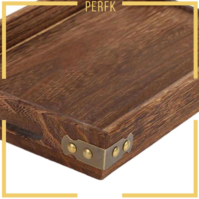 [Perfk] Khay Gỗ Phục Vụ Bữa Sáng Tiện Lợi Sturdy