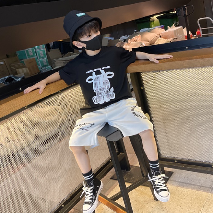 NRVP Mới Áo Thun 100% Cotton Tay Ngắn Dáng Rộng Unisex Cho Các Bé