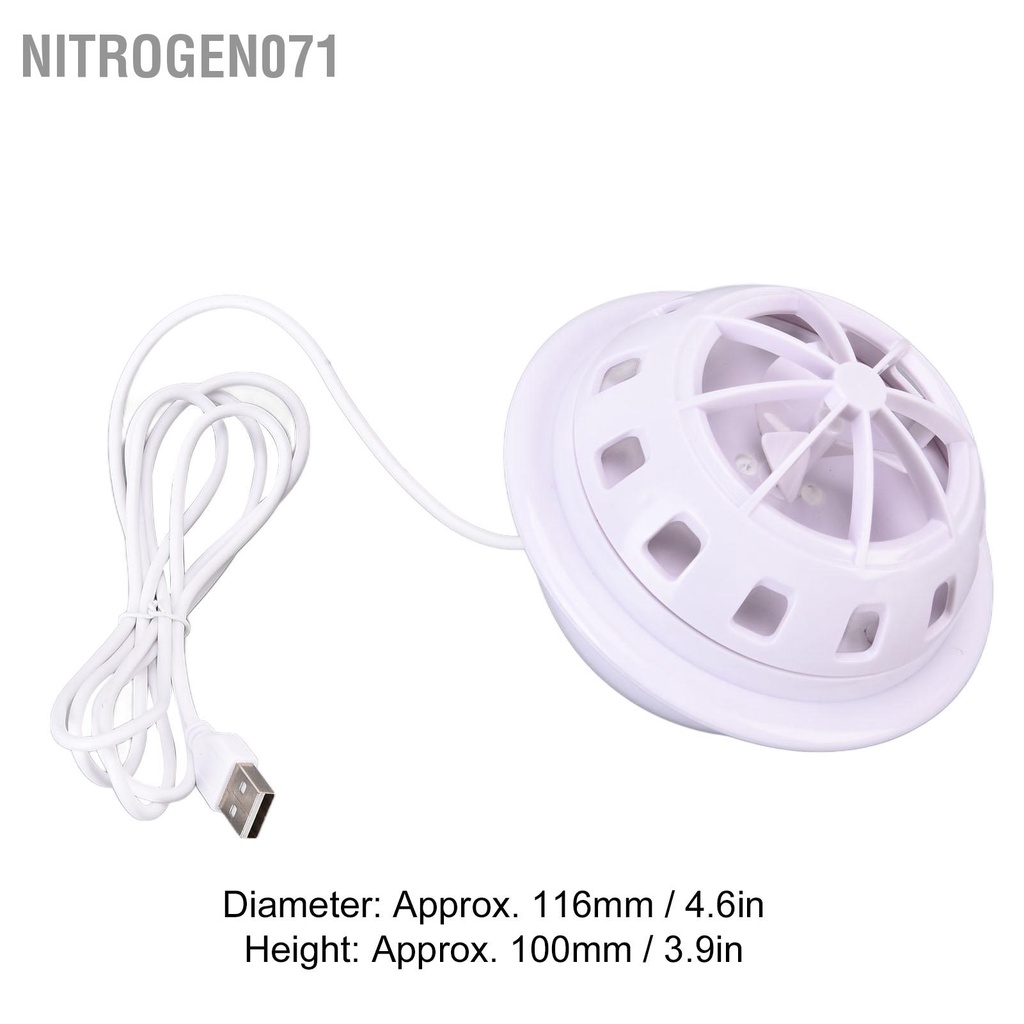 Nitrogen071 Máy rửa chén siêu âm mini trái cây gia đình USB di động cho nhà bếp