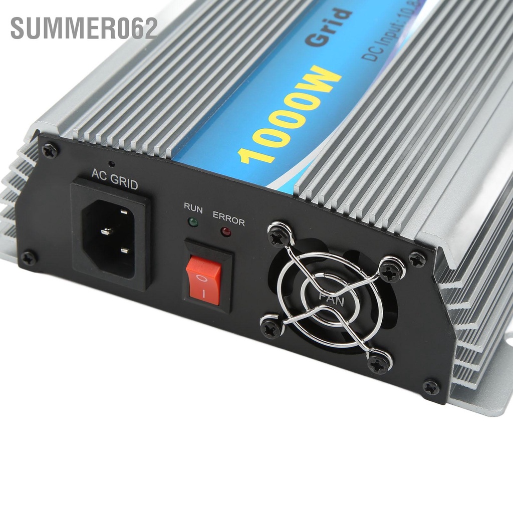 Summer062 Bộ biến tần siêu nhỏ hòa lưới năng lượng mặt trời 10.8 đến 32VDC cho phát điện gia đình Phích cắm EU 230V