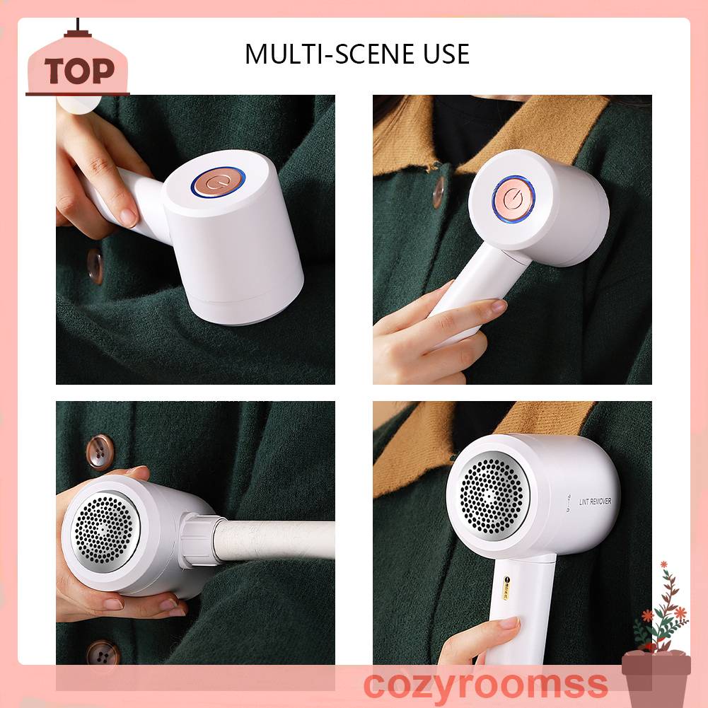 Máy Cắt Lông Xù Quần Áo Bằng Điện Sạc USB 500mAh