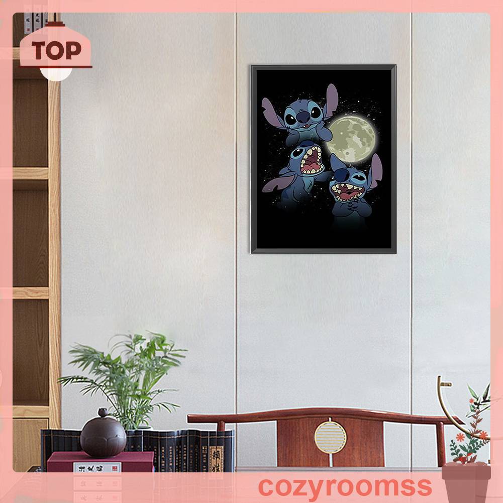 Tranh Đính Đá Kim Cương Toàn Bộ 5D DIY Hình Vẽ Nghệ Thuật Trang Trí Nhà Cửa