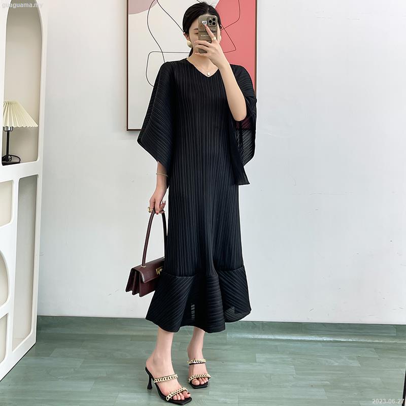 Đầm Dài Dáng Chữ A Cổ Chữ V Thời Trang Mùa Hè 2023-06 - 27 Mới Guaguama2023