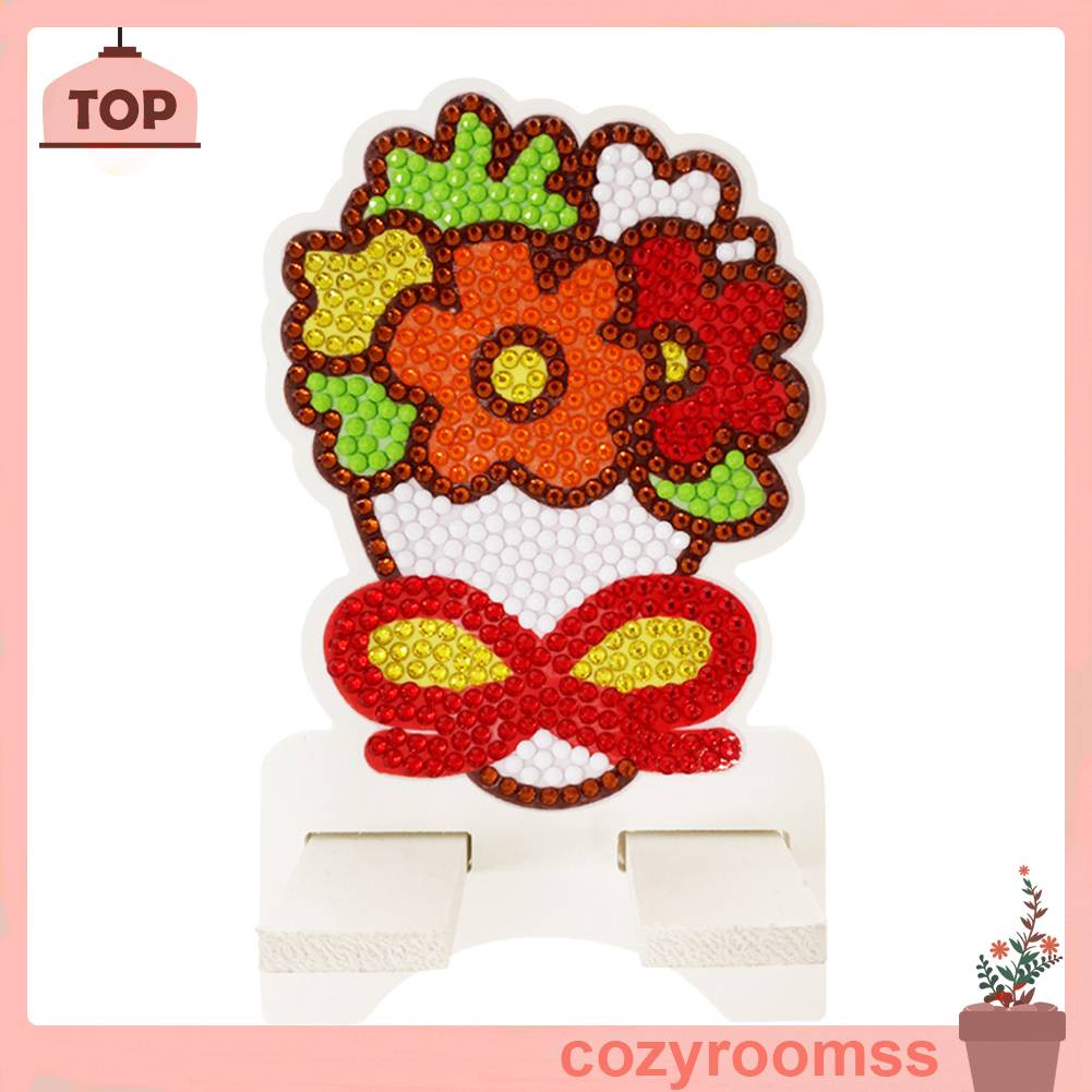 Giá Đỡ Điện Thoại Để Bàn Bằng Nhựa Resin Pha Lê Nghệ Thuật DIY