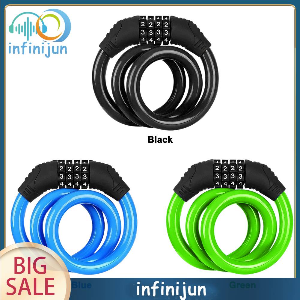 Khóa 4 Số Chống Trộm Cho Xe Đạp