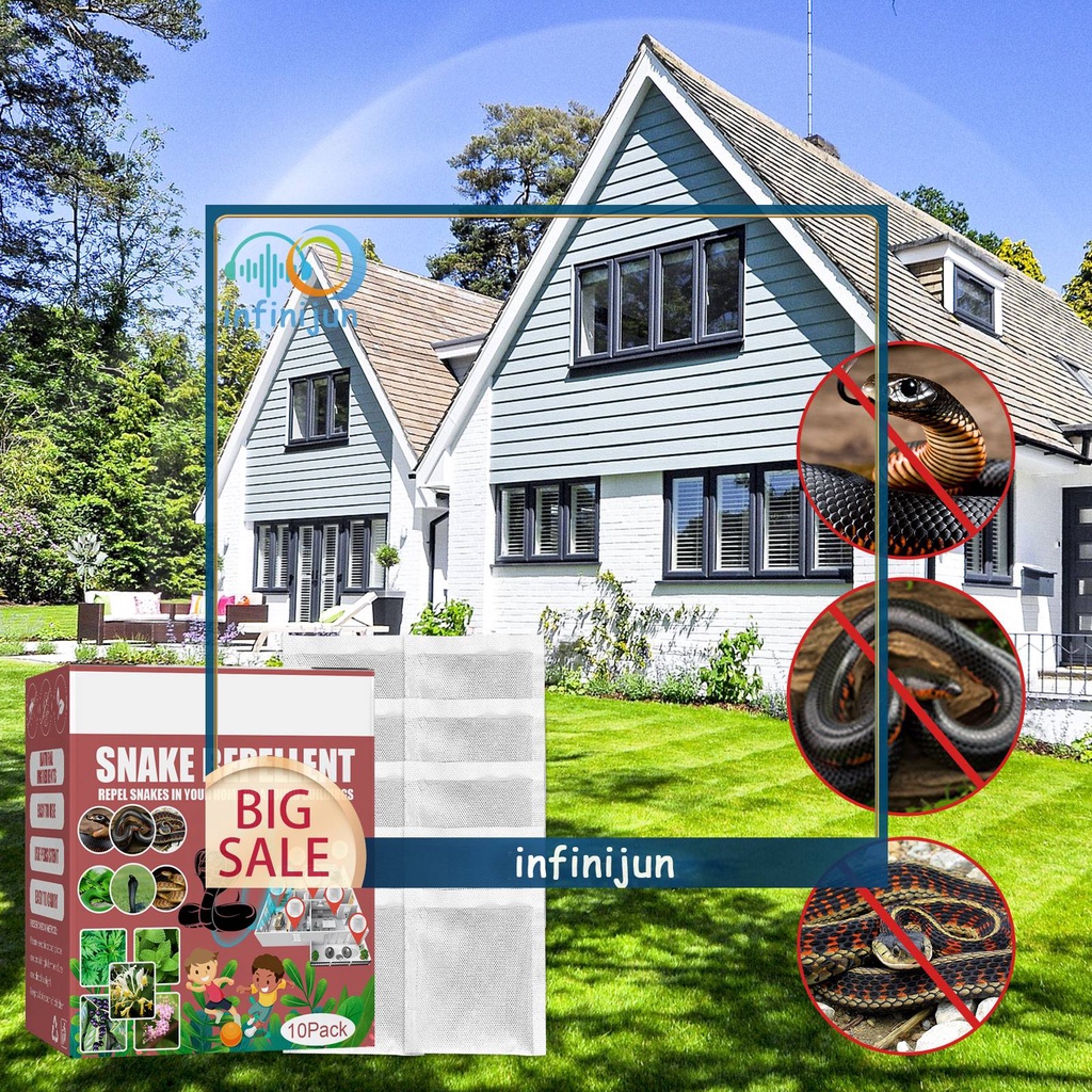 Set 10 Túi Thuốc Diệt Rắn An Toàn Tiện Dụng