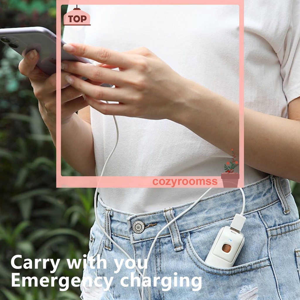 Quạt Mini Cầm Tay Có Thể Sạc Lại Bằng Cổng USB 2000mAh