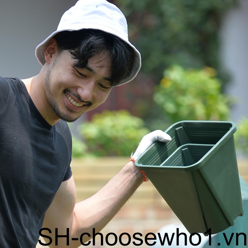 Chậu Vuông Trồng Cây Trang Trí Trong Nhà / Ngoài Trời