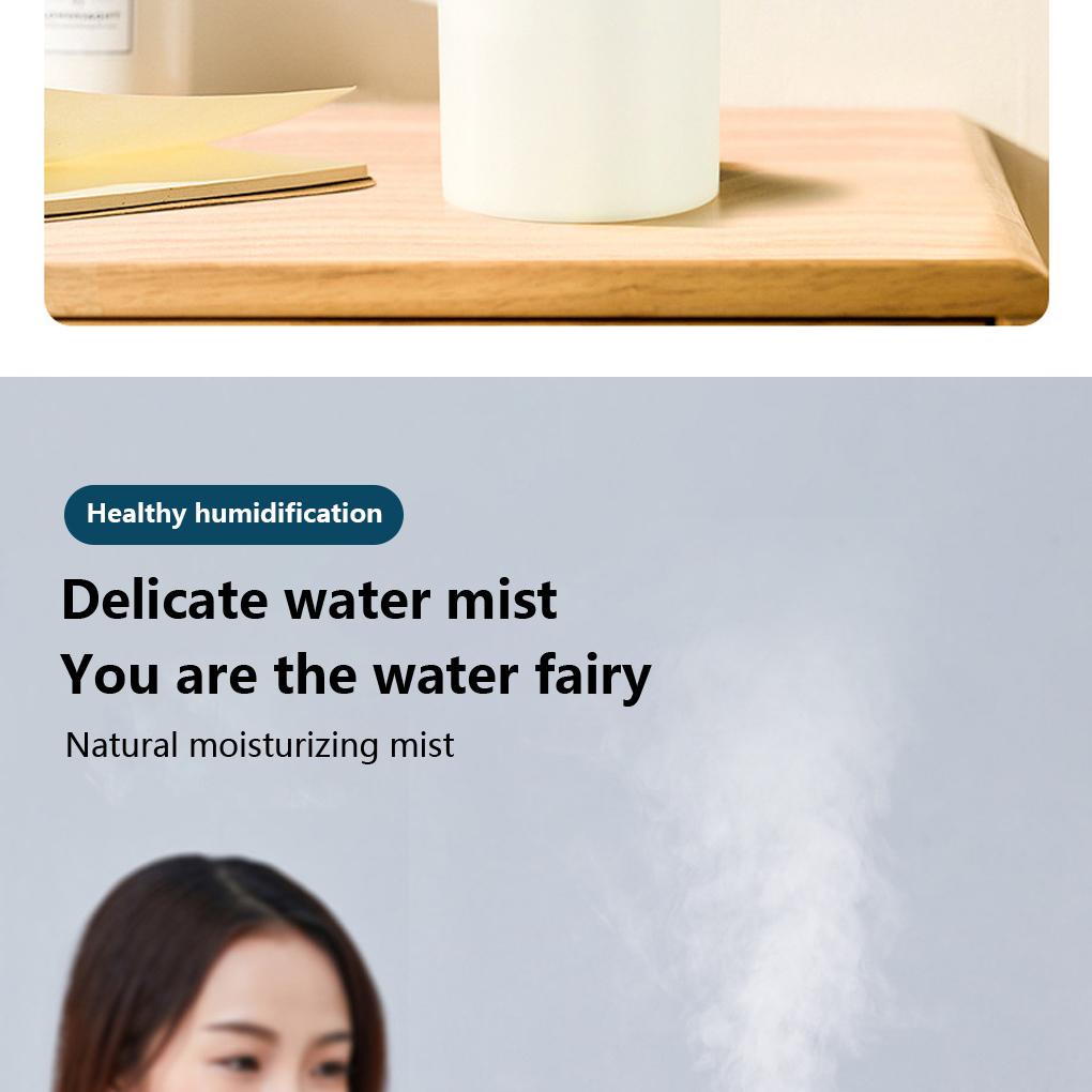 Thiết Bị Tạo Độ Ẩm Không Khí Giảm Tiếng Ồn Điều Khiển Cảm Ứng Kèm Dây Cáp USB Màu
