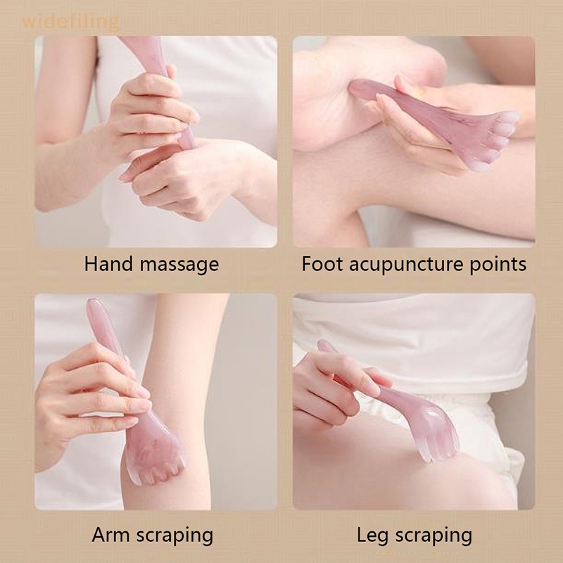 Dụng Cụ Mát Xa Đầu Bằng Nhựa Resin Năm Cánh Tiện Dụng