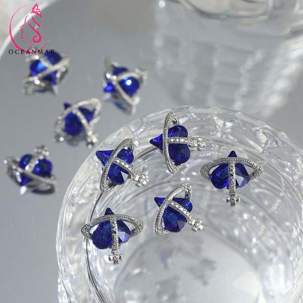 Phụ Kiện Đá Hình Hành Tinh Nhiều Kích Thước Dùng Trang Trí Móng Tay Nghệ Thuật