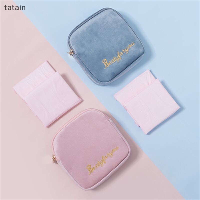 Túi Đựng Đồ Trang Điểm Bằng Nhung Mềm Mại Tiện Dụng