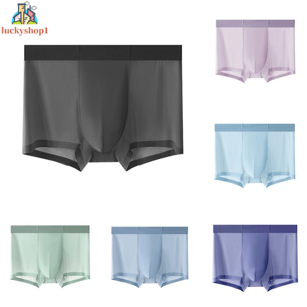 Quần Lót Boxer Nam Không Đường May Thoáng Khí