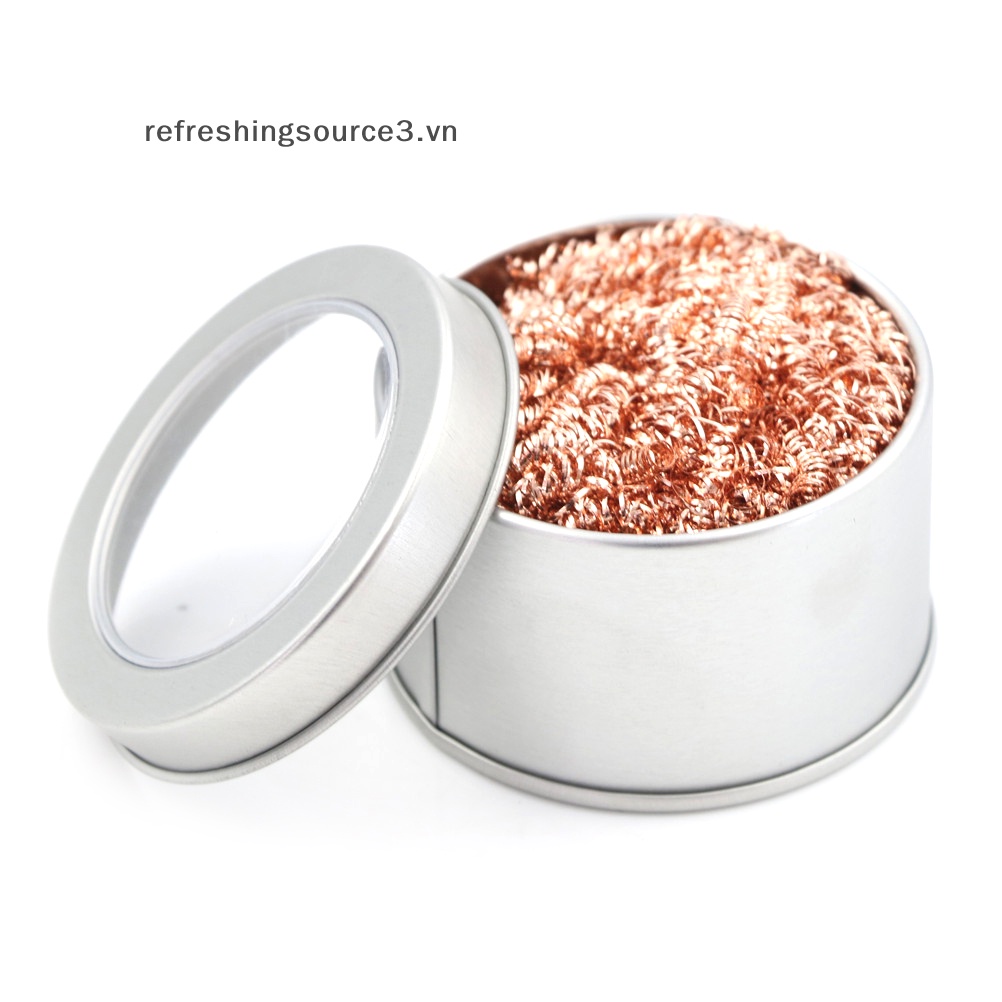 Bóng Làm Sạch Đầu Hàn Sắt Refe3} Kèm Hộp Kim Loại {refreshingsource3.vn}