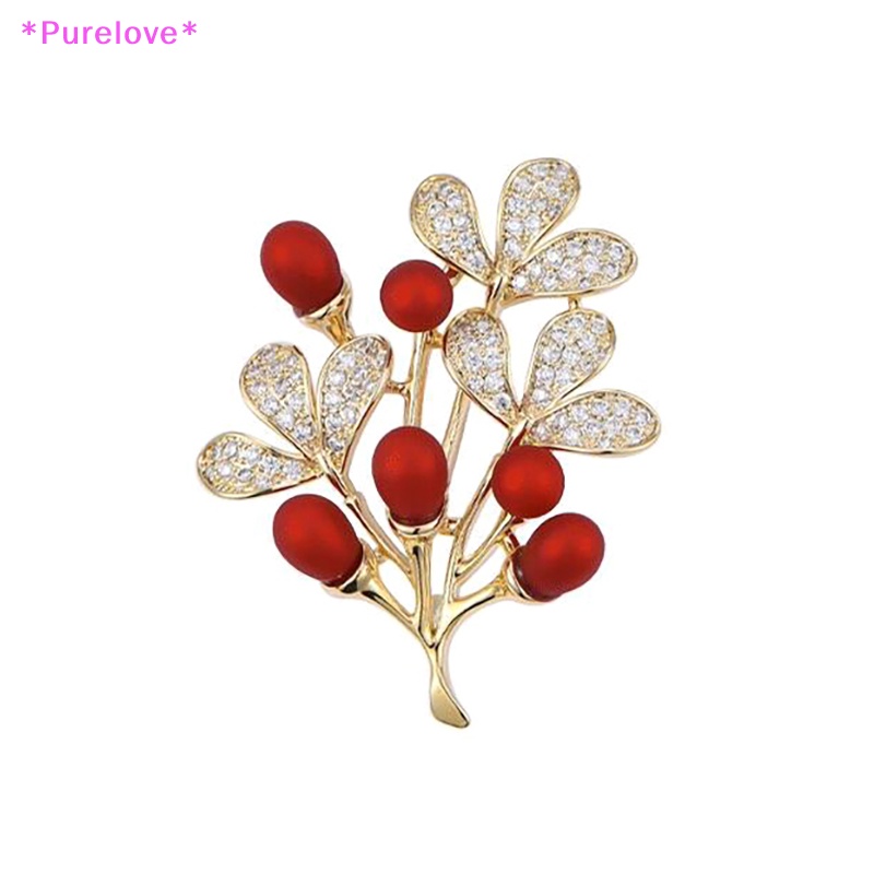 Ghim Cài Áo Hình Cây May Mắn Đính Đá Phong Cách Vintage Dành Cho Nam Và Nữ Mới