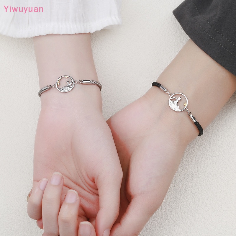 &lt; Yiwuyuan &gt; Vòng Đeo Tay Cặp Đôi Hoàng Tử Bé Và Con Cáo Dệt Kim Thời Thượng Làm Quà Tặng Cho Bạn