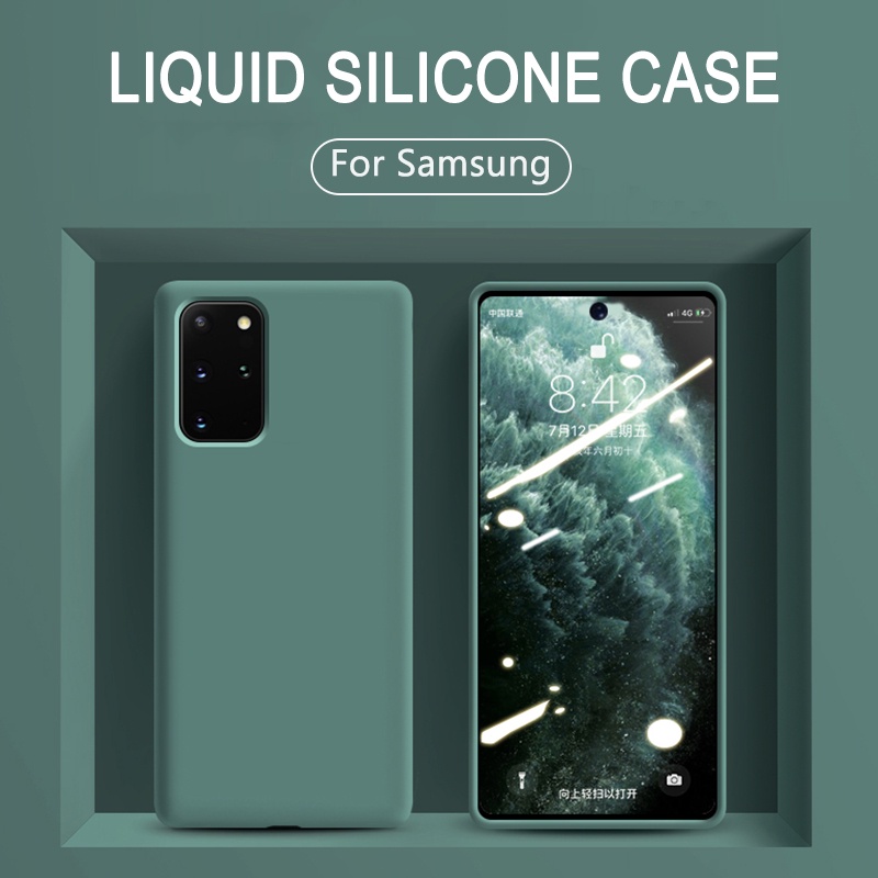 Ốp Điện Thoại Bằng Silicon Màu Kẹo Cho Samsung Galaxy Note 20 Ultra Note 10 Plus Note 9