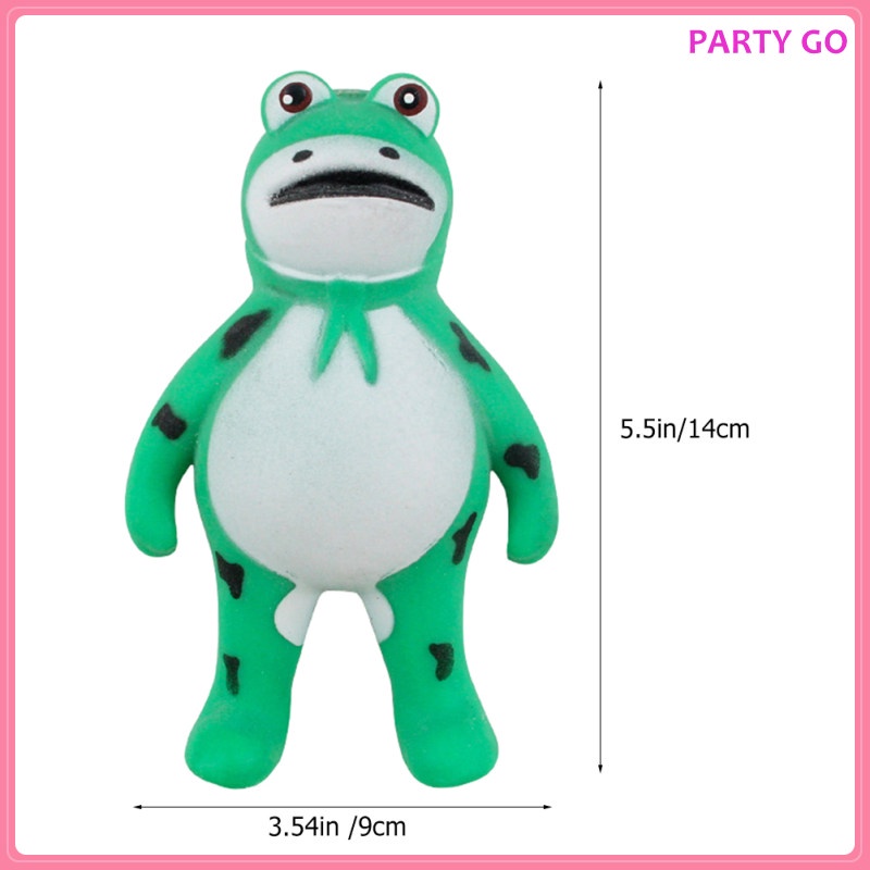 1 Đồ Chơi Bóp Tay Hình Con Ếch Giải Tỏa Căng Thẳng