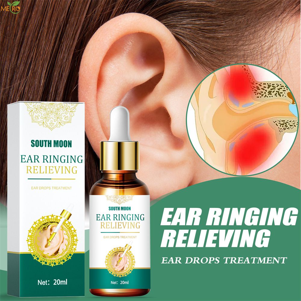Thuốc nhỏ tai trị ù tai tự nhiên 40ml Thuốc giảm ù tai và điếc giúp cải thiện sự tập trung để giảm bớt tiếng chuông Giải pháp điều dưỡng bên ngoài Dung dịch kìm khuẩn ốc tai metro