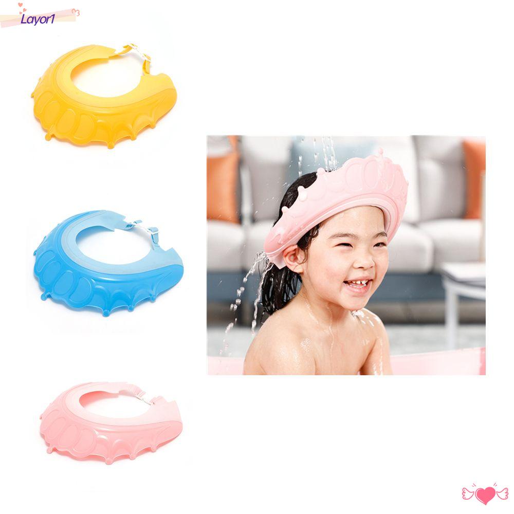 LAYOR1 Mũ Chắn Nước Gội Đầu Bảo Vệ Tai Cho Bé Sự Bảo Vệ