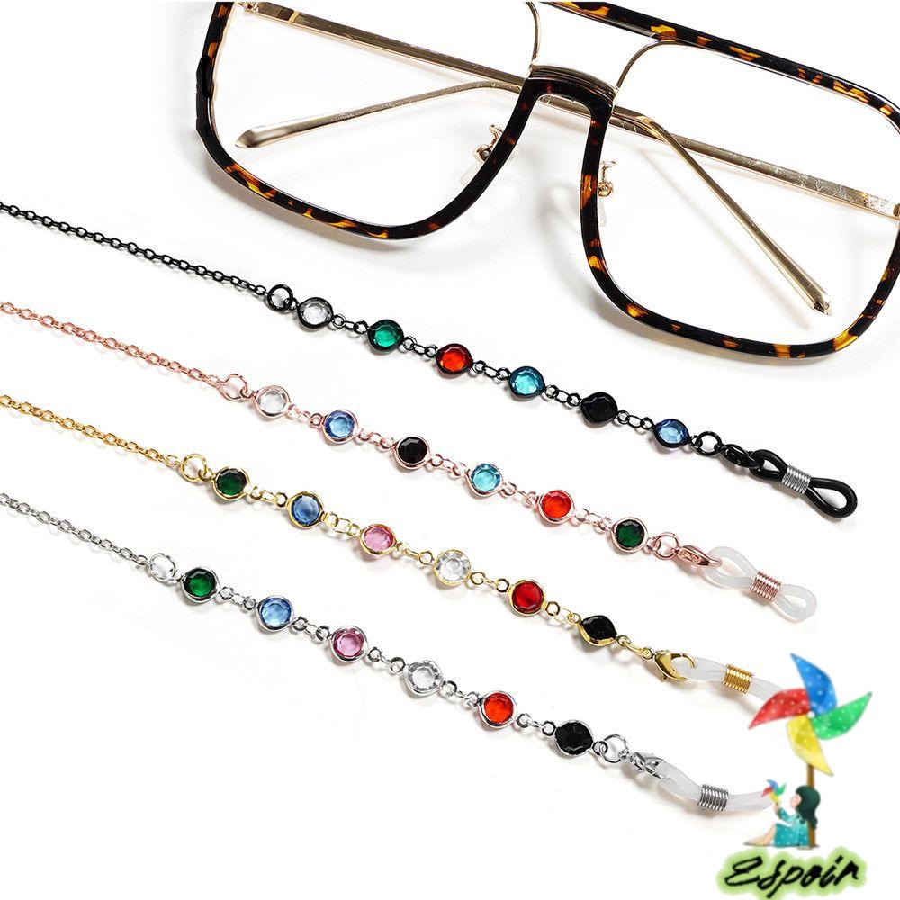 ESPO Dây Đeo Kính Chống Trượt Đính Pha Lê