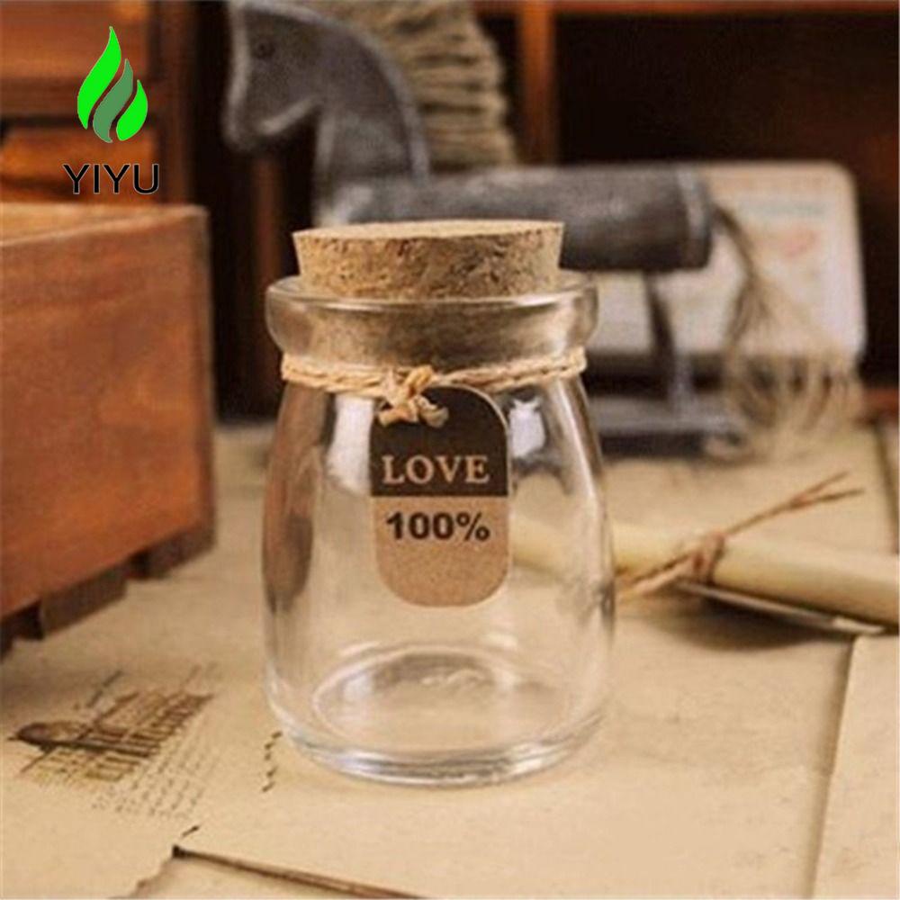 Hũ Đựng Kem 100ml / 3.4oz Bằng Thủy Tinh Trong Suốt Có Nắp Đậy DIY