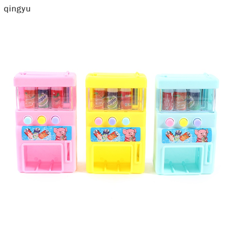 Qingyu Đồ Chơi Mô Phỏng Máy Bán Nước Uống Tự Phục Hồi Với Đồng Xu Mini Cho Bé
