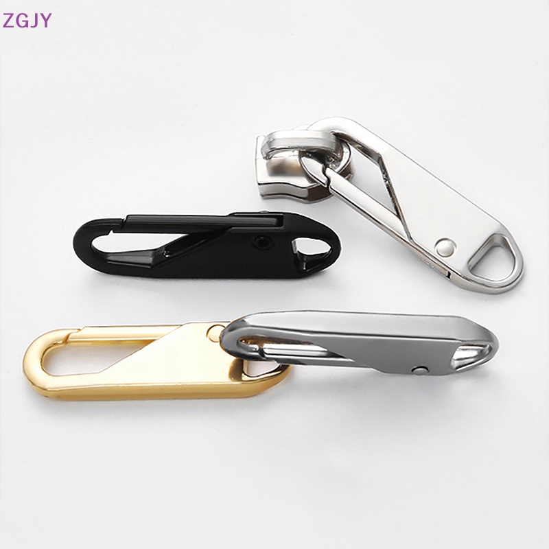 Set 5 Đầu Khóa Kéo Bằng Kim Loại Có Thể Tháo Rời Tiện Dụng Cho May Vá Diy Mới