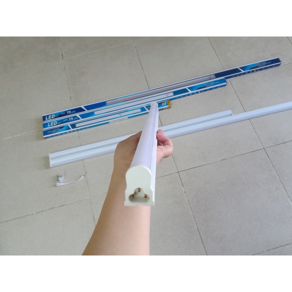 Đèn tuýp led liền máng T5 120cm 90cm 60cm 30cm ánh sáng trắng vàng xanh lá xanh dương . chuyên hắt trần, bể cá, tủ bếp..