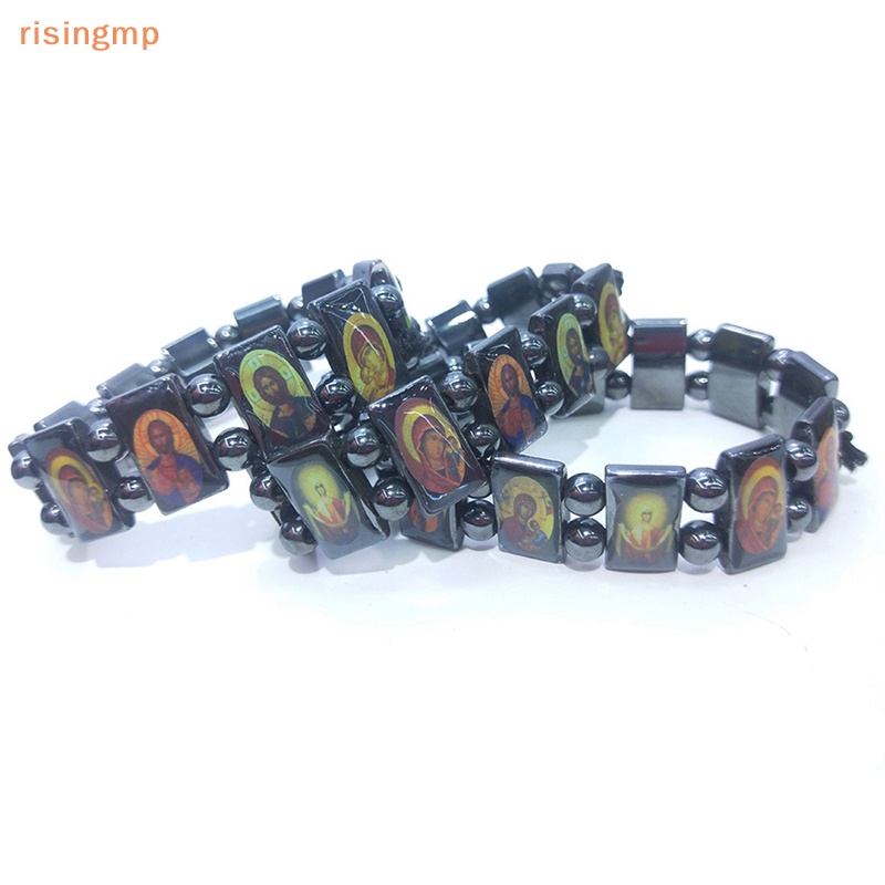 Vòng Đeo Tay Đá Hematite Màu Đen Từ Tính Giúp Sức Khỏe Dành Cho Nam