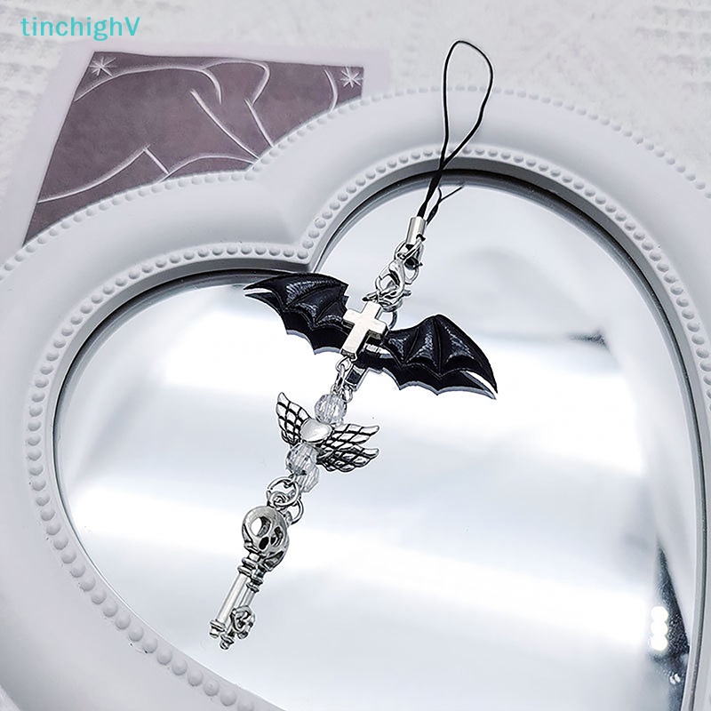 [TinchighV] Dây Đeo Điện Thoại Dạng Chuỗi Xích Punk Y2K Mặt Hình Cô Gái Ngọt Ngào Cá Tính Kèm Phụ Kiện Dây Đeo Chéo [Mới]