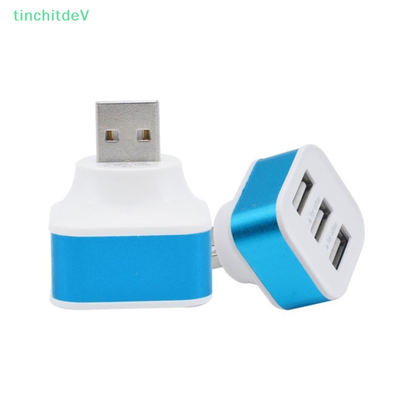 1 Bộ Chia 3 Cổng USB 2.0 Hub Có Đèn Báo Cho Laptop / PC &amp; Lenovo