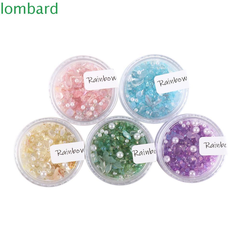 LOMBARD Phụ Kiện Đá Hình Bướm Dễ Thương Dùng Trang Trí Móng Tay / Điện Thoại